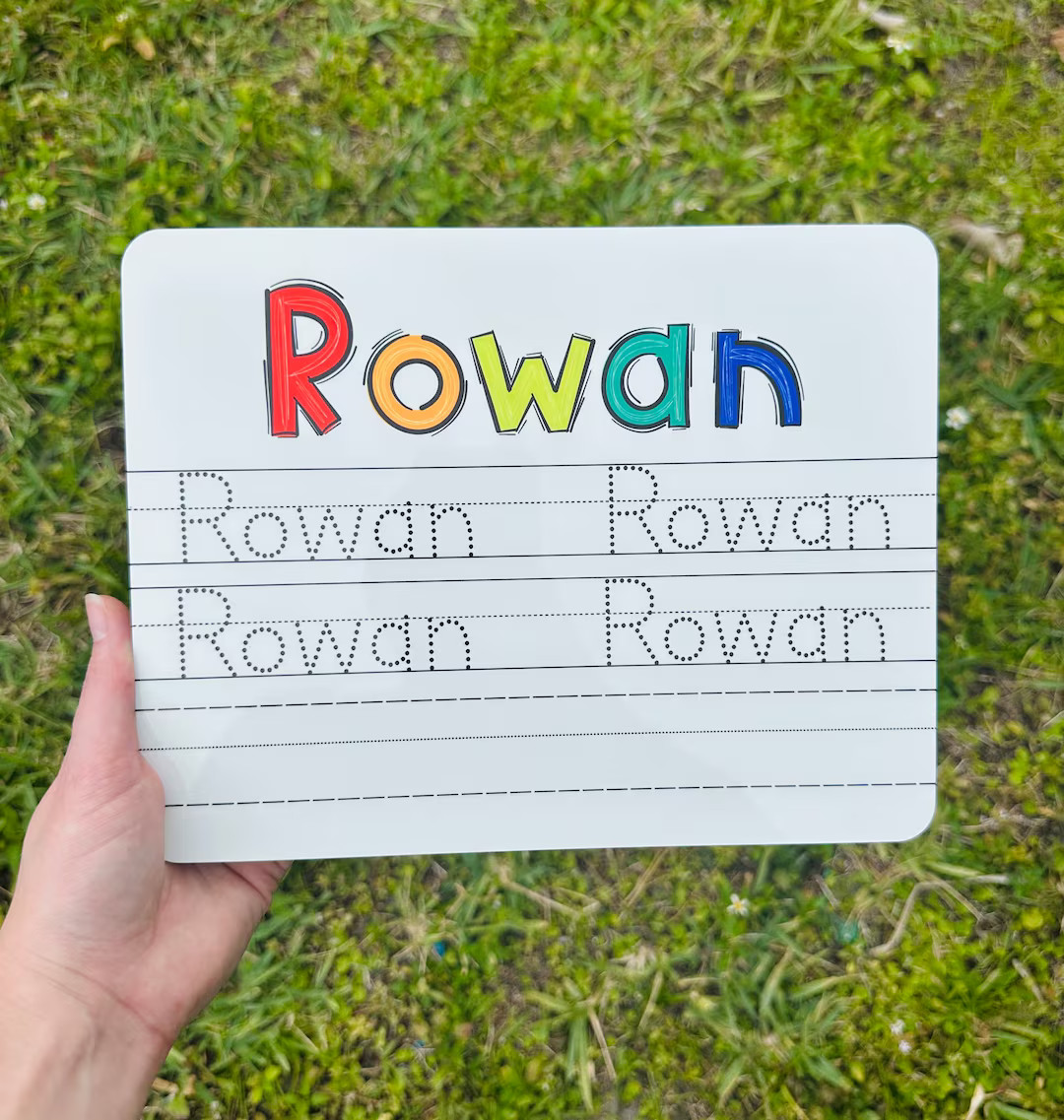 Kids Personalized Tracing Board, Name Board, Educational Boards, I Can Write My Name, Montessori,... | Etsy (US)