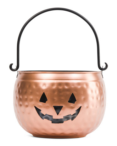 14in Jack O Lantern Bucket | TJ Maxx