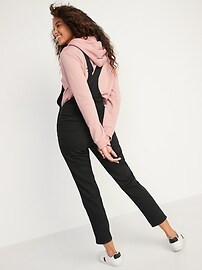 O.G. Straight Black-Wash Jean Overalls for Women | Old Navy (US)