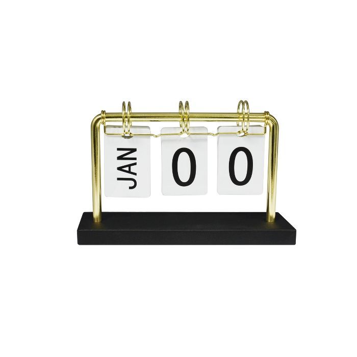 Desk Calendar Gold - Threshold™ | Target