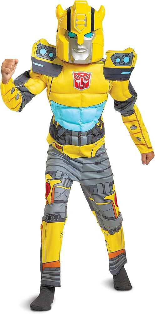 Optimus Prime Costume, Muscle Transformer Costumes for Boys, Padded Character Jumpsuit, Kids | Amazon (US)