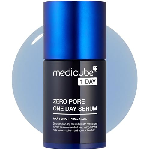Medicube Zero Pore One-day Serum 1.01 fl.oz - Overnight Resurfacing Serum with Pore Tightening Complex - 15.2% AHA+BHA+PHA & 2% Niacinamide - 10.8% reduction in pore appearance after one day of use | Amazon (US)