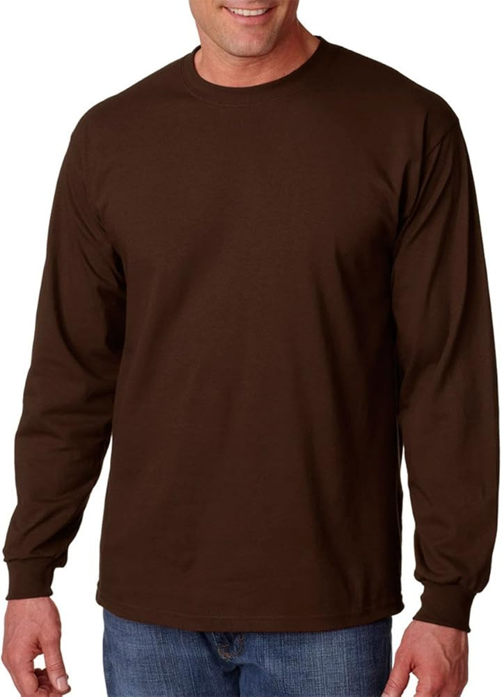 Cotton 6 oz. Long-Sleeve T-Shirt (G240) | Amazon (US)