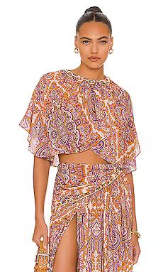 L'Academie Kylo Top in Aria Multi Paisley from Revolve.com | Revolve Clothing (Global)