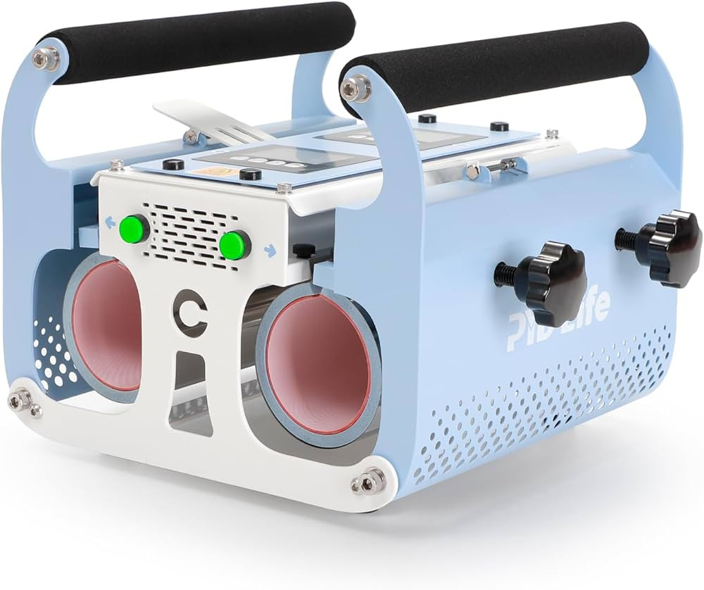 PYD Life 2 in 1 Double Station 30 OZ Tumbler Heat Press 110 V Light Blue Sublimaiton Machine for ... | Amazon (US)