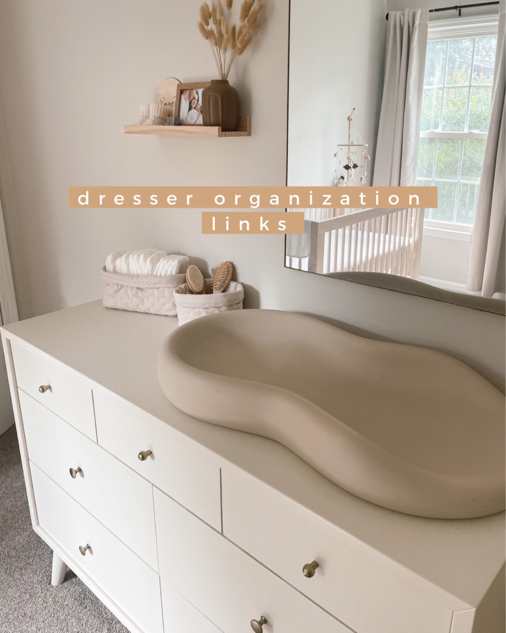 nursery dresser organization | most used items 

#LTKhome #LTKbaby