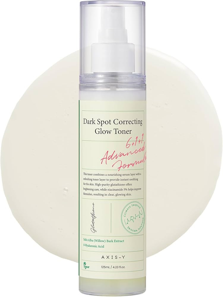 AXIS-Y Dark Spot Correcting Glow Toner with 98% Glutathione & 5% Niacinamide | Brightening & Soot... | Amazon (US)