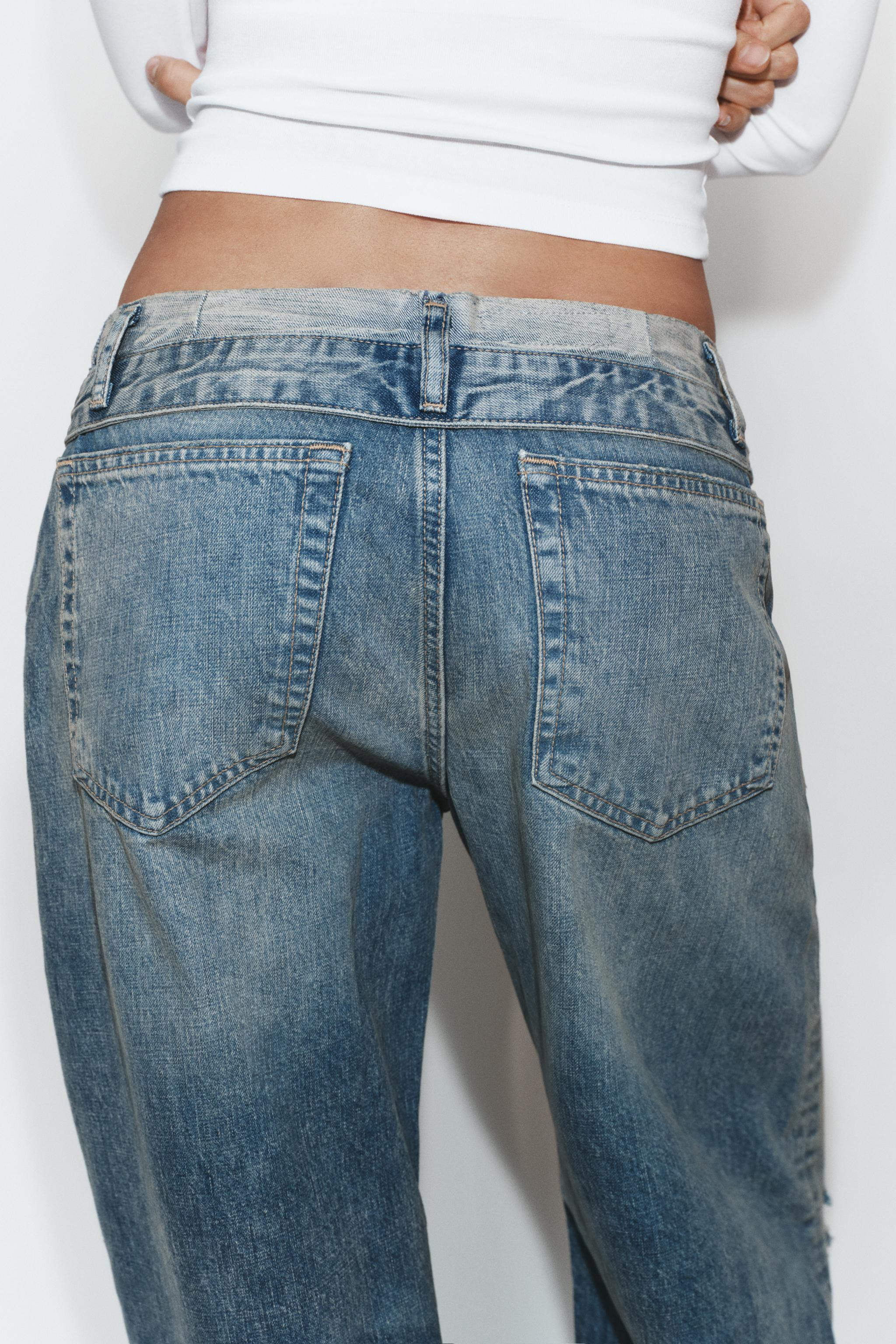 TRF HIGH WAIST WIDE LEG JEANS | Zara US