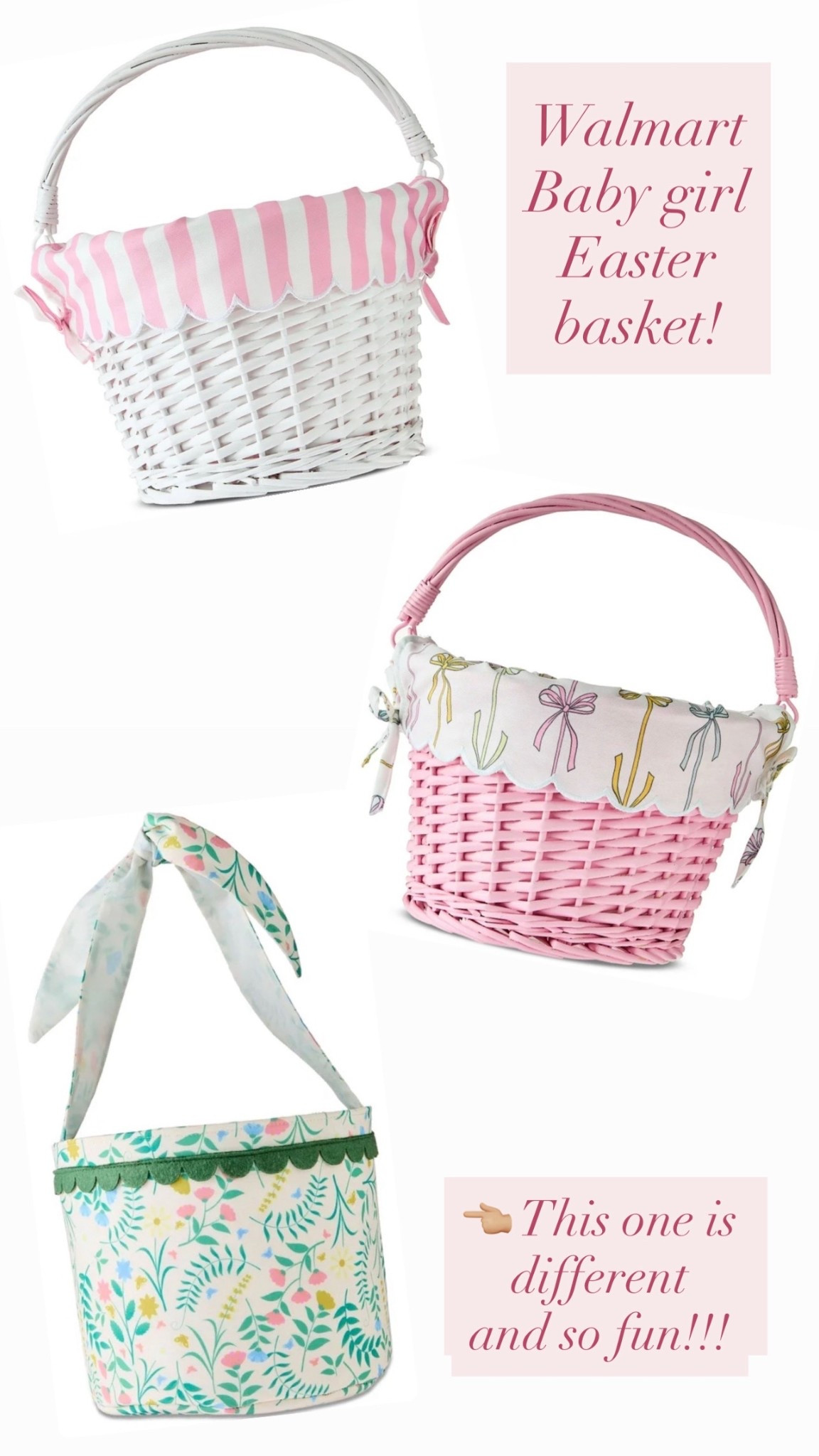 Walmart finds, Walmart basket, Walmart easter baskets, Walmart baby finds, Walmart baby easter baskets, Walmart preppy Easter baskets 

#LTKBaby #LTKKids #LTKmomlife