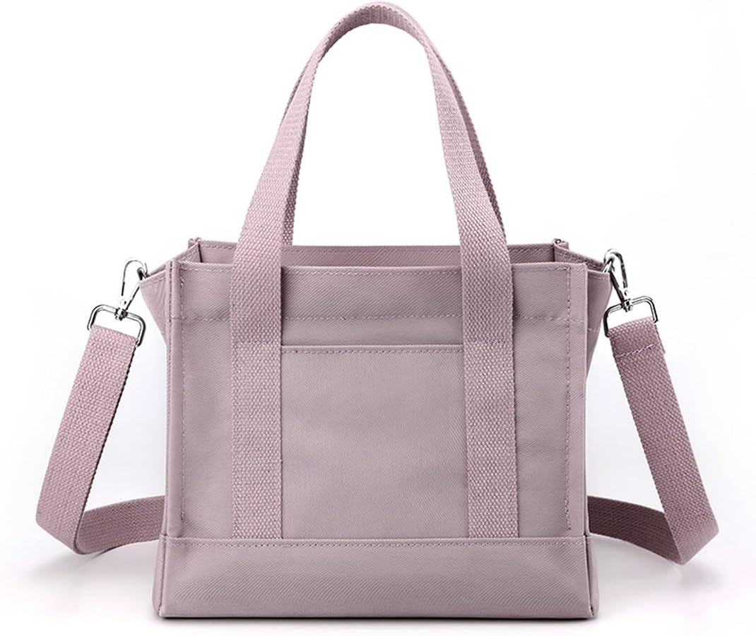MINKARS Mini Tote Bag for Women Canvas Crossbody Purse | Amazon (US)