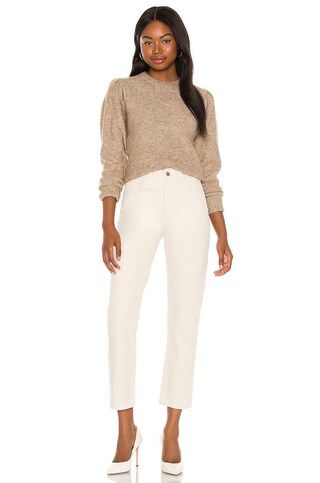 ASTR the Label Dorothy Puff Sleeve Sweater in Champagne from Revolve.com | Revolve Clothing (Global)