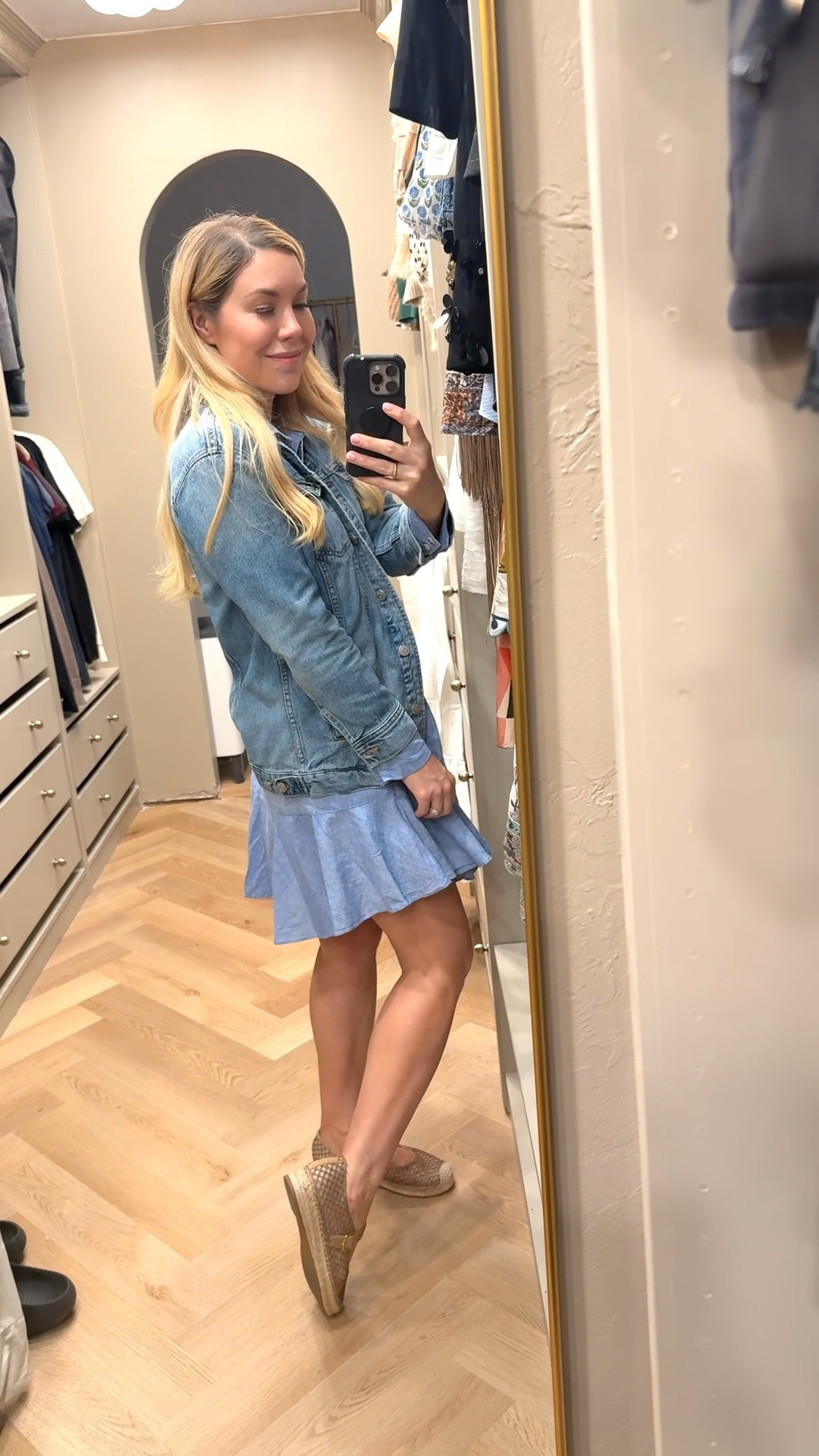 Denim Jacket
Blue Dress
Spring Outfit 

#LTKdayinmylife #LTKSeasonal