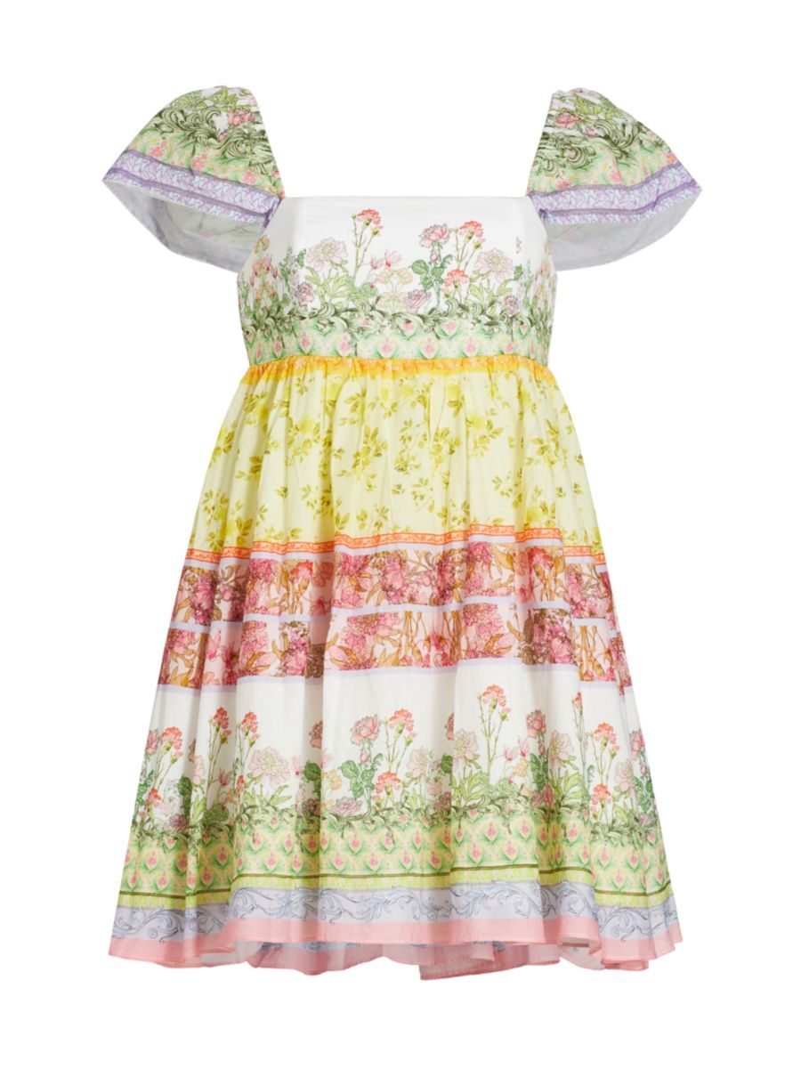 Tamia Floral Babydoll Dress | Saks Fifth Avenue