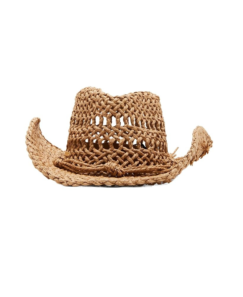 Steve Madden Women's Jones Cowboy Hat, Tan | Amazon (US)