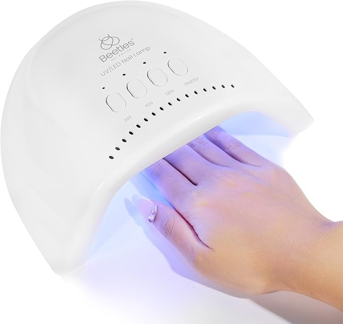 Beetles UV Nail Lamp - LED Nail Lamp with 3 Timer 30/60/120s UV Light for Gel Nails Smart Sensor ... | Amazon (US)