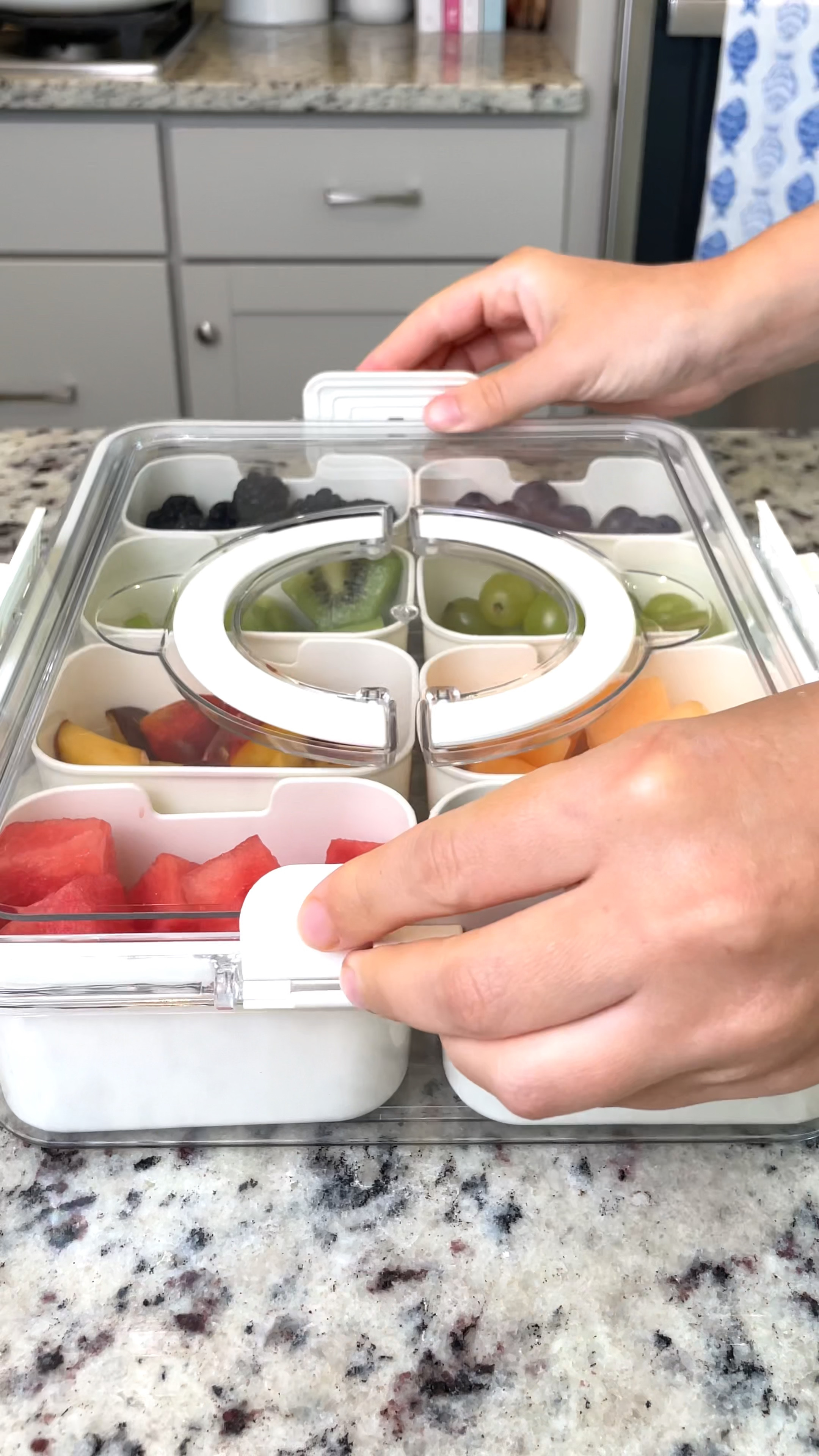 I’m loving this viral Amazon snackle box! It’s perfect for fruit salads, fruit and veggie trays, snack boxes, pool snacks for the kids, and more! 

#LTKHome #LTKSummerSales #LTKVideo