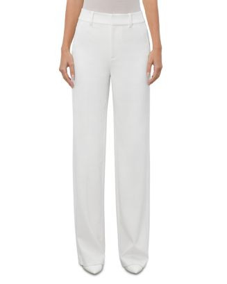 Alice and Olivia Alexander High Rise Slim Straight Pants | Bloomingdale's Women | Bloomingdale's (AU)