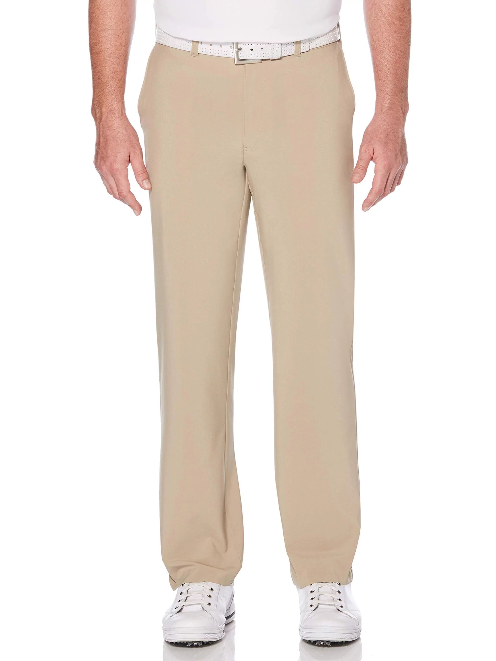 Ben Hogan Performance Men's Solid Active Flex Waistband 4-Way Stretch Flat-Front Golf Pant | Walmart (US)