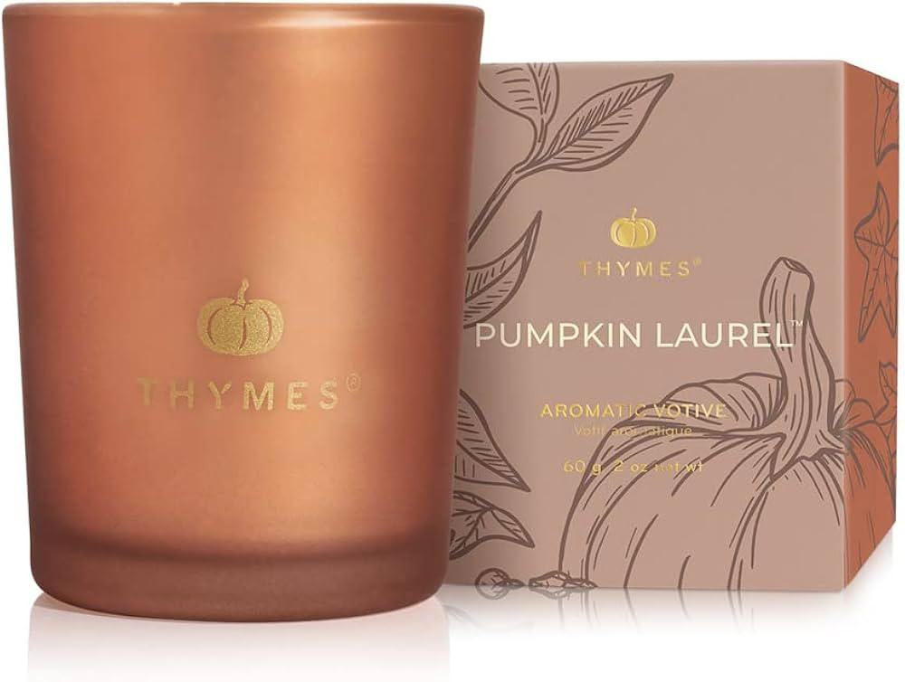 Thymes Scented Candles for Home Decor - Luxury Home Fragrance Gifts for Women & Men - Fall Candle... | Amazon (US)