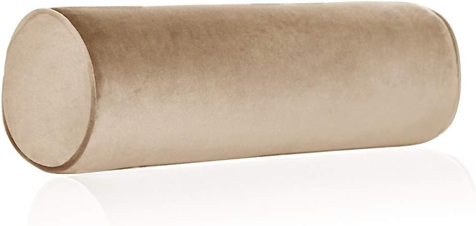 Tinbolunce Memory Foam Roll Pillow for Knee/Leg/Neck - Full Moon Bolster/Round Cylinder Pillow fo... | Amazon (US)