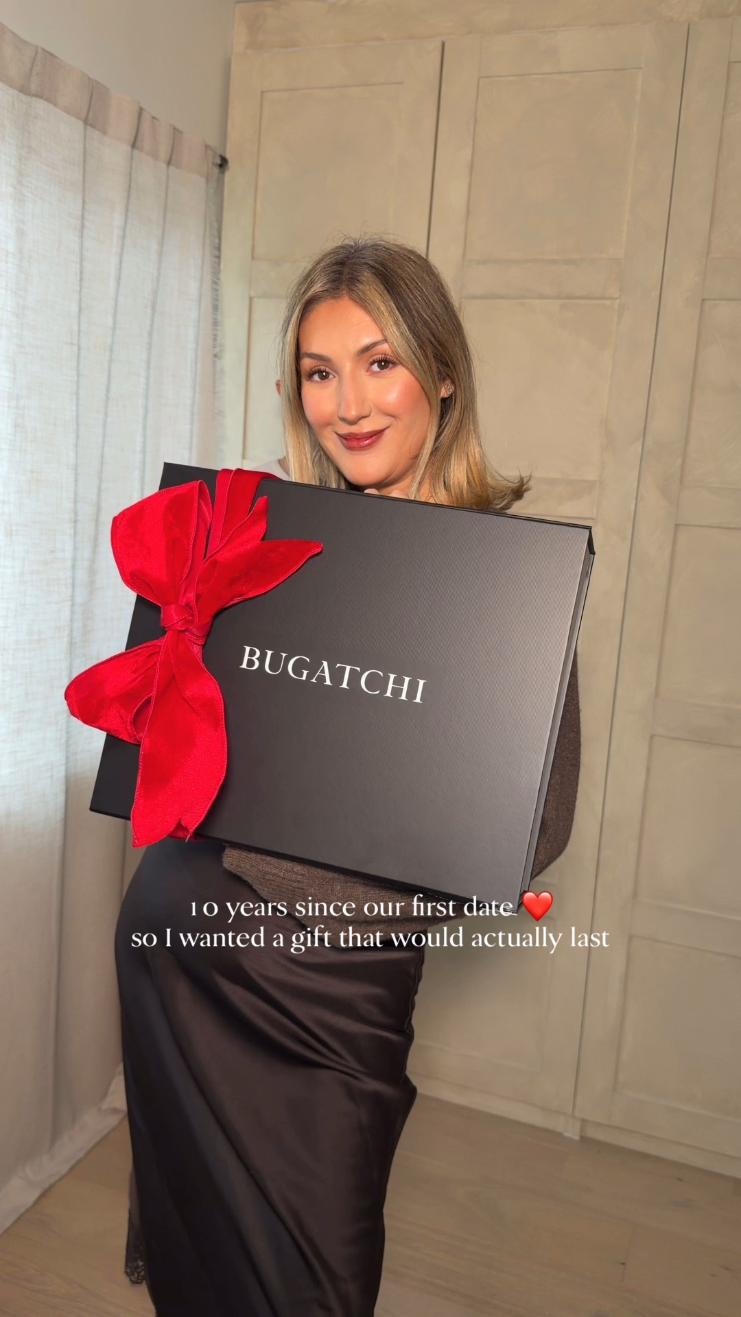 Today marks 10 years since our first date (first time we met!), and I wanted to gift something that felt just as timeless. 

The @BUGATCHI Melange Quarter Zip Mock Neck is one of those pieces — crafted from 100% extra-fine Merino wool, it’s lightweight yet warm, breathable, wrinkle-resistant, and holds its shape beautifully. 

It’s the details for me — like the quilted chest panel and refined trim — polished enough for everyday wear, but comfortable enough that he reaches for it again and again.

To me, that’s what makes it the ultimate from her to him gift. A classic he’ll wear now — and years from now.

He’s wearing a MEDIUM in WALNUT
@bugatchi #bugatchi #ad

Gifts for him 
Valentine’s gift guide 
Valentine’s Day gift ideas for him

#LTKMens #LTKvlog #LTKstorytime