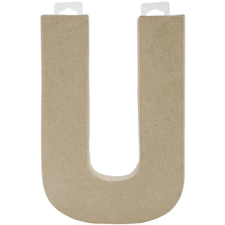 Paper-Mache Letter 8"X5.5"-U, Pk 6, Darice | Walmart (US)