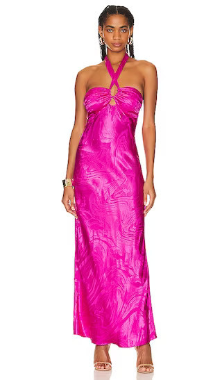 Toula Dress in Magenta | Revolve Clothing (Global)