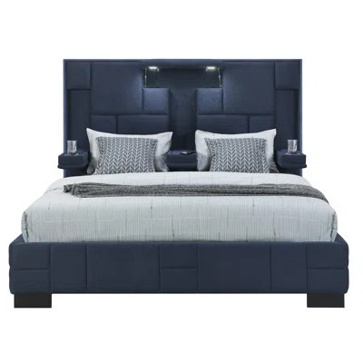 YARIS NAVY BLUE BED | Wayfair North America