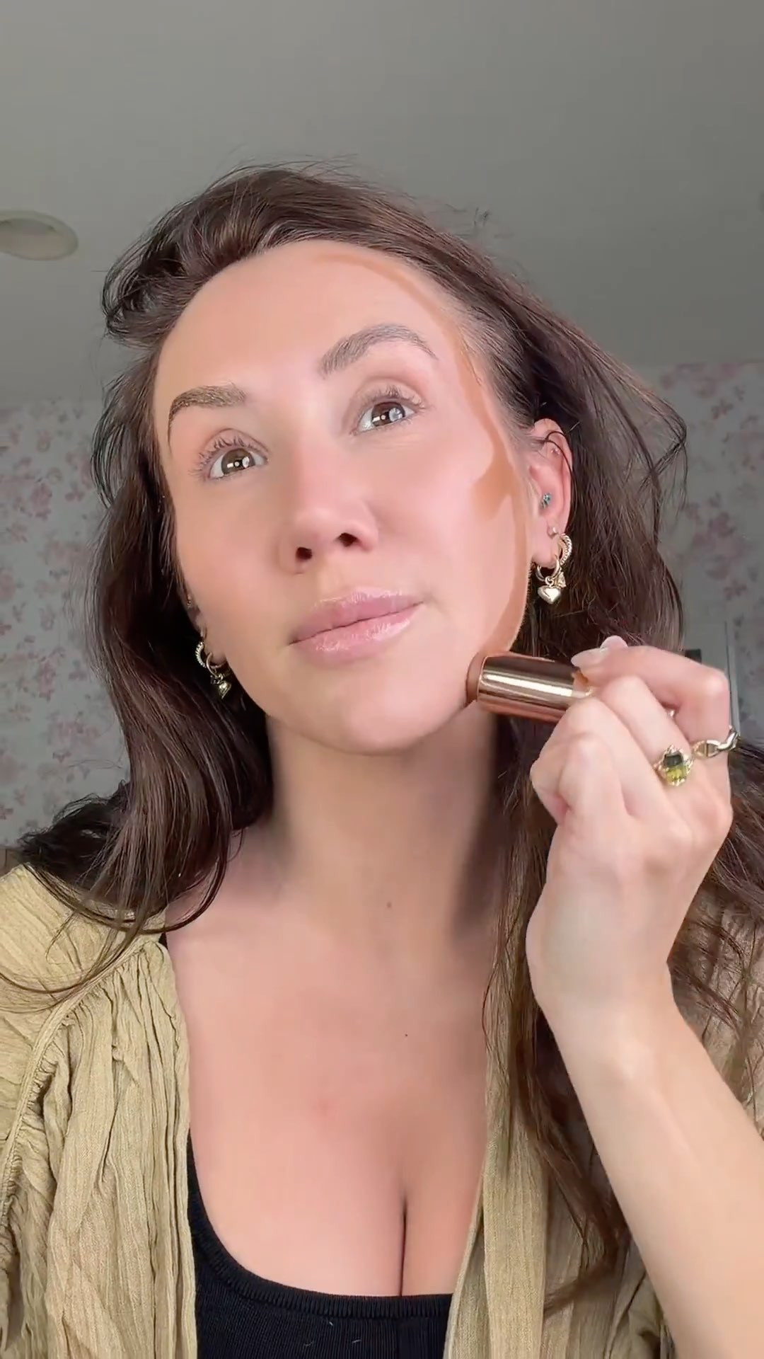 swipe blend done — the loreal lumi bronze le stick in toasted sunlight is the laziest most beautiful bronzer i've tried. cream to powder formula with shea butter that melts right into your skin and sets into the most natural sun kissed satin finish. buildable so you can go subtle or really bronzed and it lasts all day without looking cakey or patchy.

#loreal #bronzer #creambrOnzer #sundkissedmakeup #glowymakeup
loreal lumi bronze stick, cream to powder bronzer, bronzer stick for beginners, sun kissed bronzer, buildable bronzer stick, satin finish bronzer, easy bronzer stick, natural bronze makeup, loreal lumi glow, drugstore bronzer stick 

 #LTKBeauty