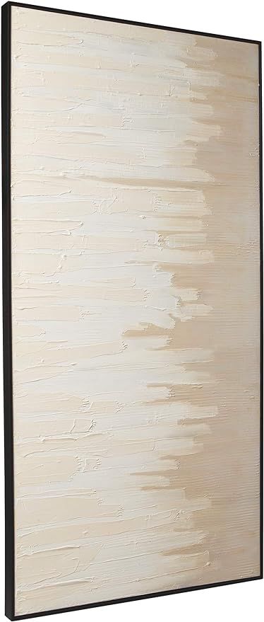 Signature Design by Ashley Jennaya Modern Abstract Framed Hand Painted Wall Art, 60 x 30, Beige | Amazon (US)