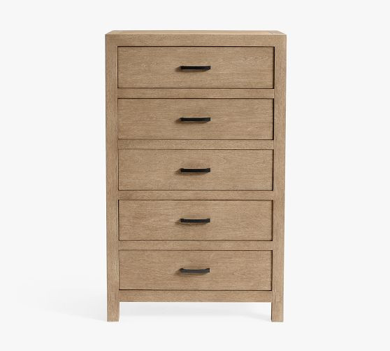Linwood 5-Drawer Tall Dresser (34") | Pottery Barn (US)