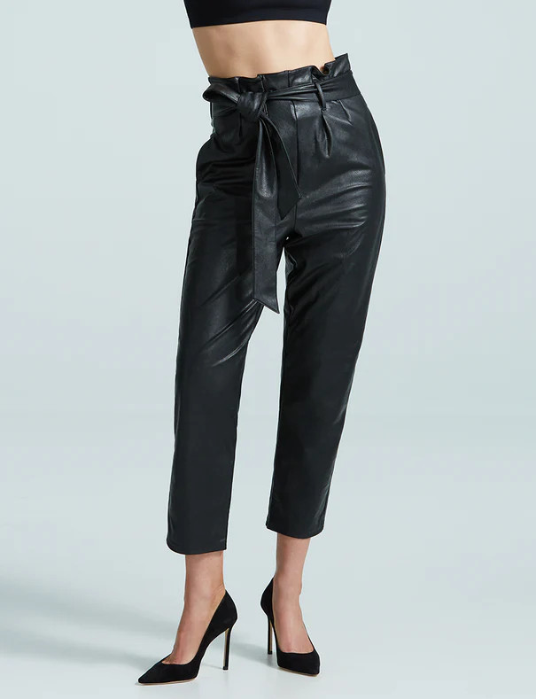 Faux Leather Paperbag Pants | Commando®