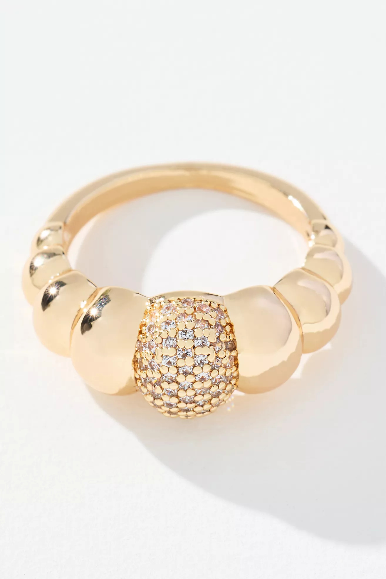 Glam Puff Cocktail Ring | Anthropologie (US)