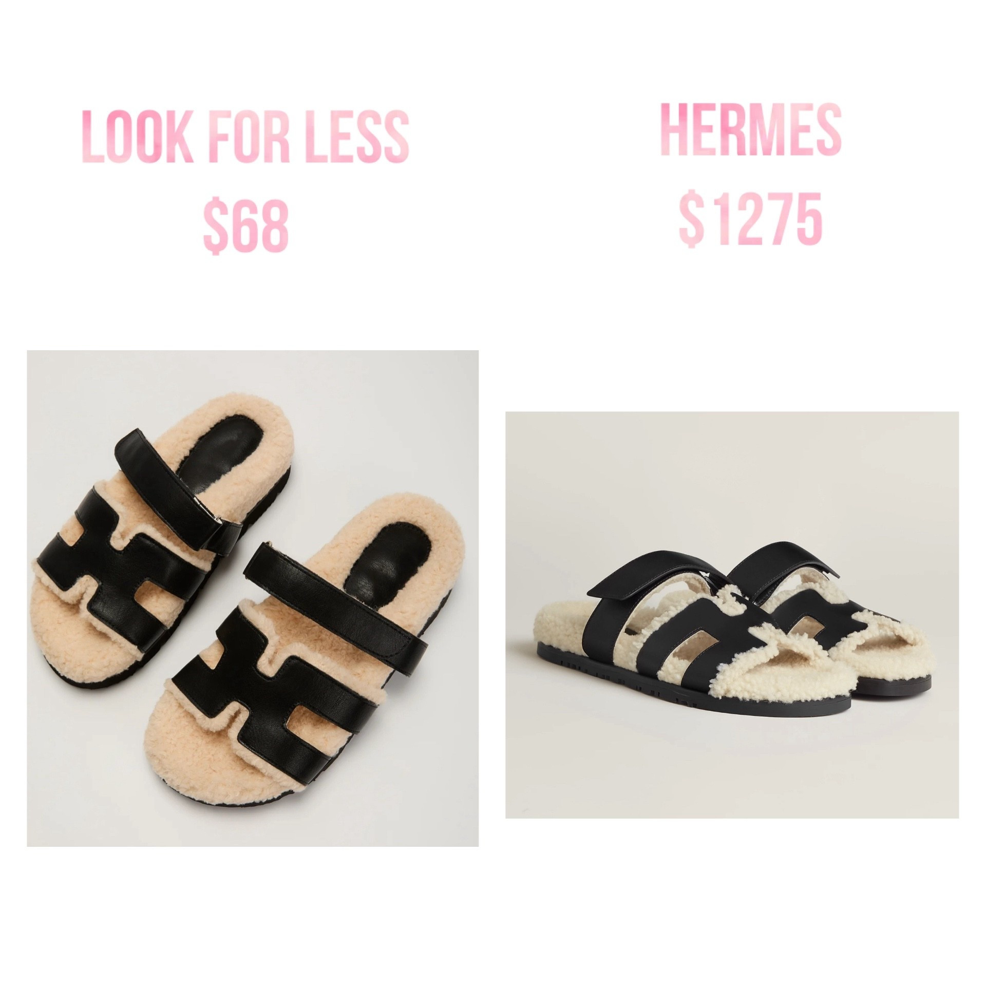 These Hermes chypre shearling look for less sandals are back in stock! The perfect Fall shoe! 

#LTKShoeCrush #LTKTravel #LTKFindsUnder100