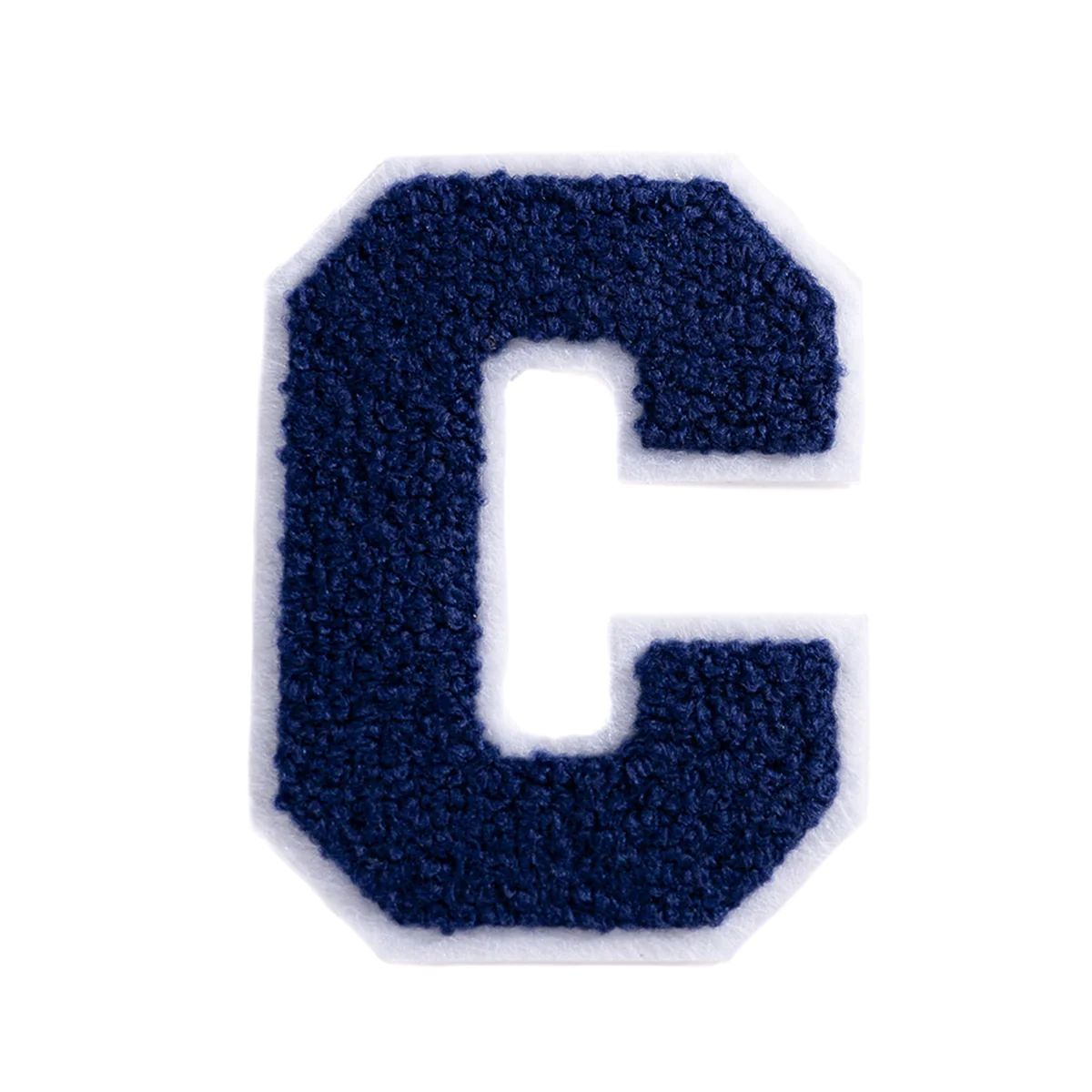 3” Chenille Varsity Letter Patches — Navy | Becco Bags