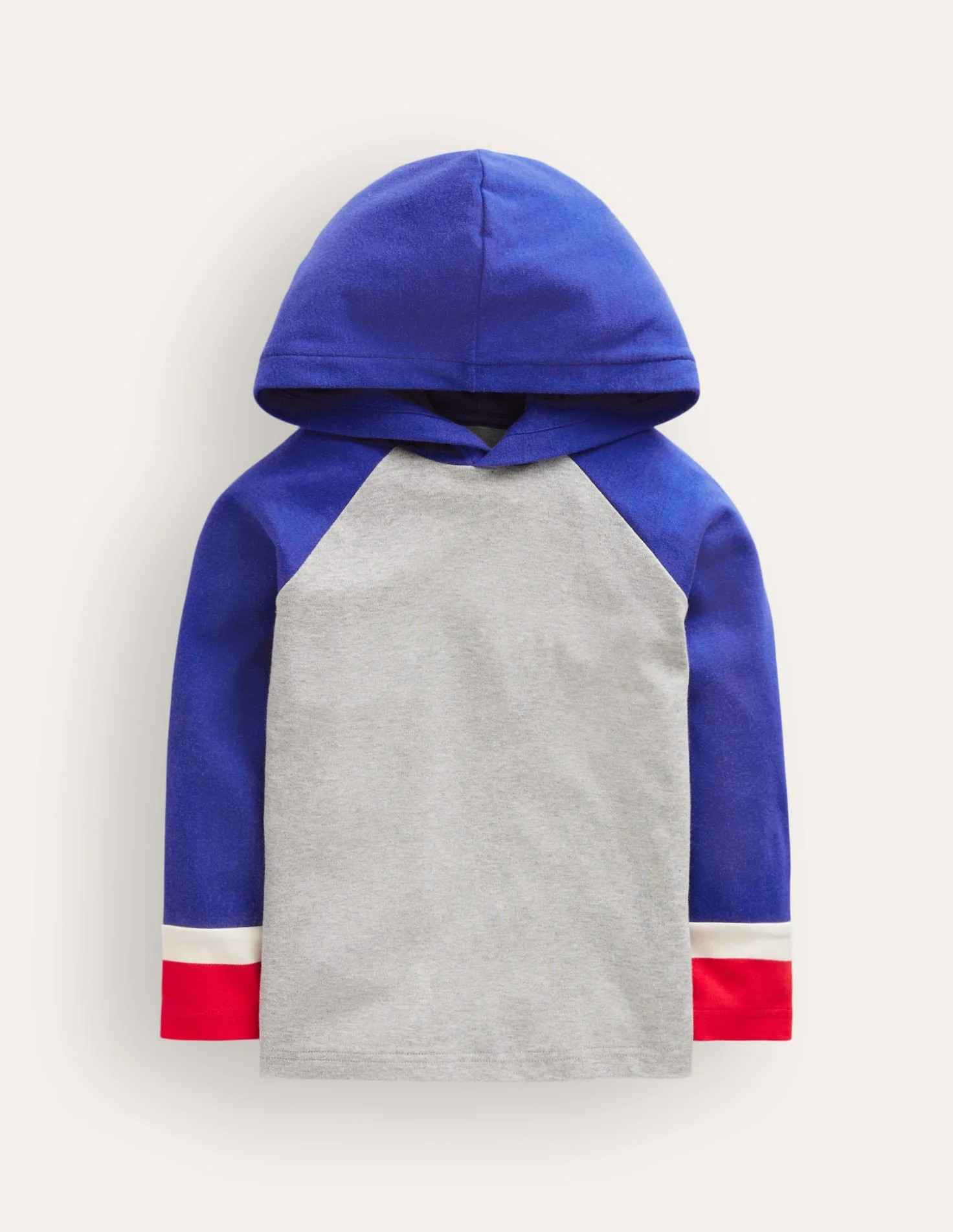 Supersoft Hooded Raglan-Grey Marl | Boden (US)
