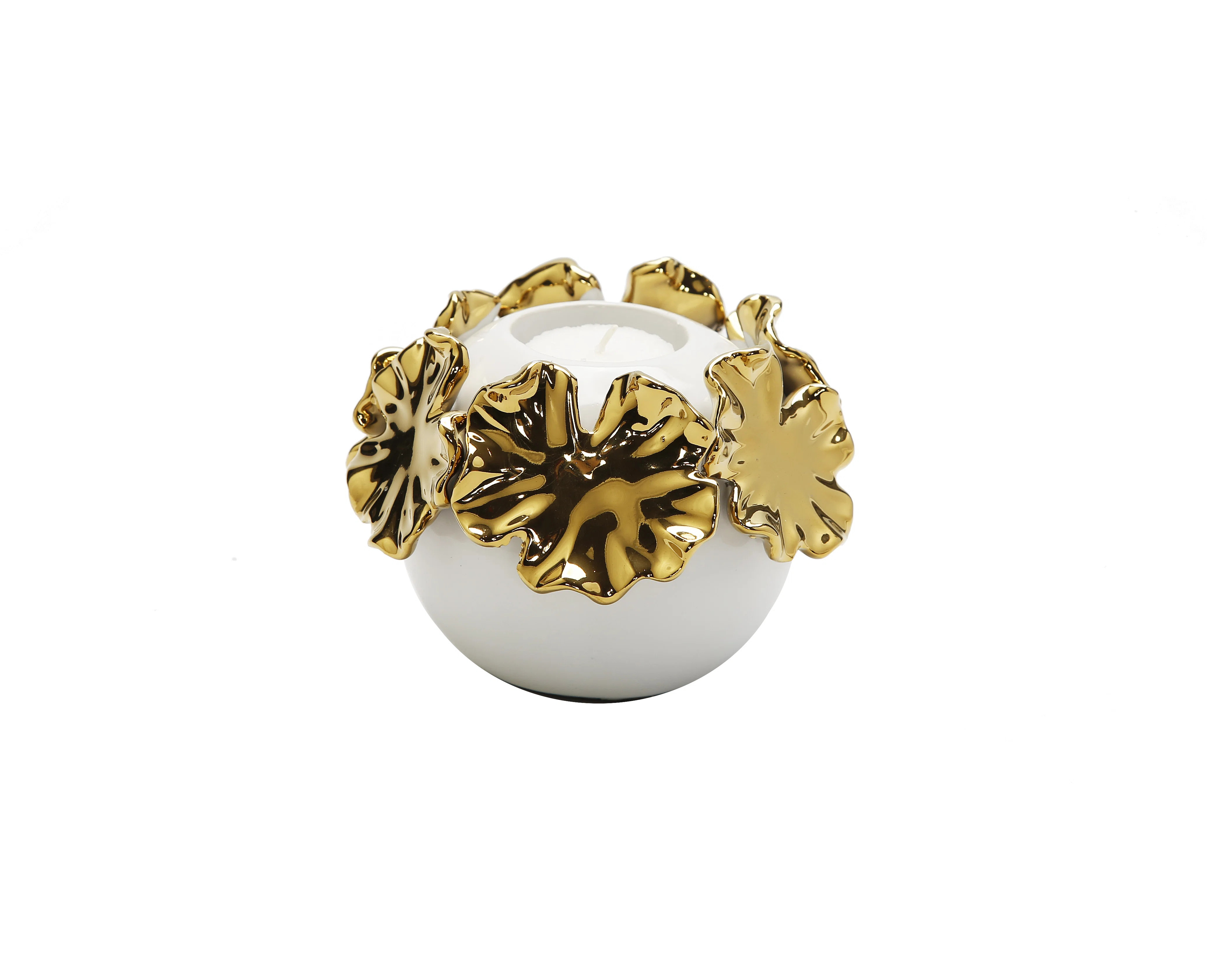 6'' H Metal Tabletop Tealight Holder | Wayfair North America