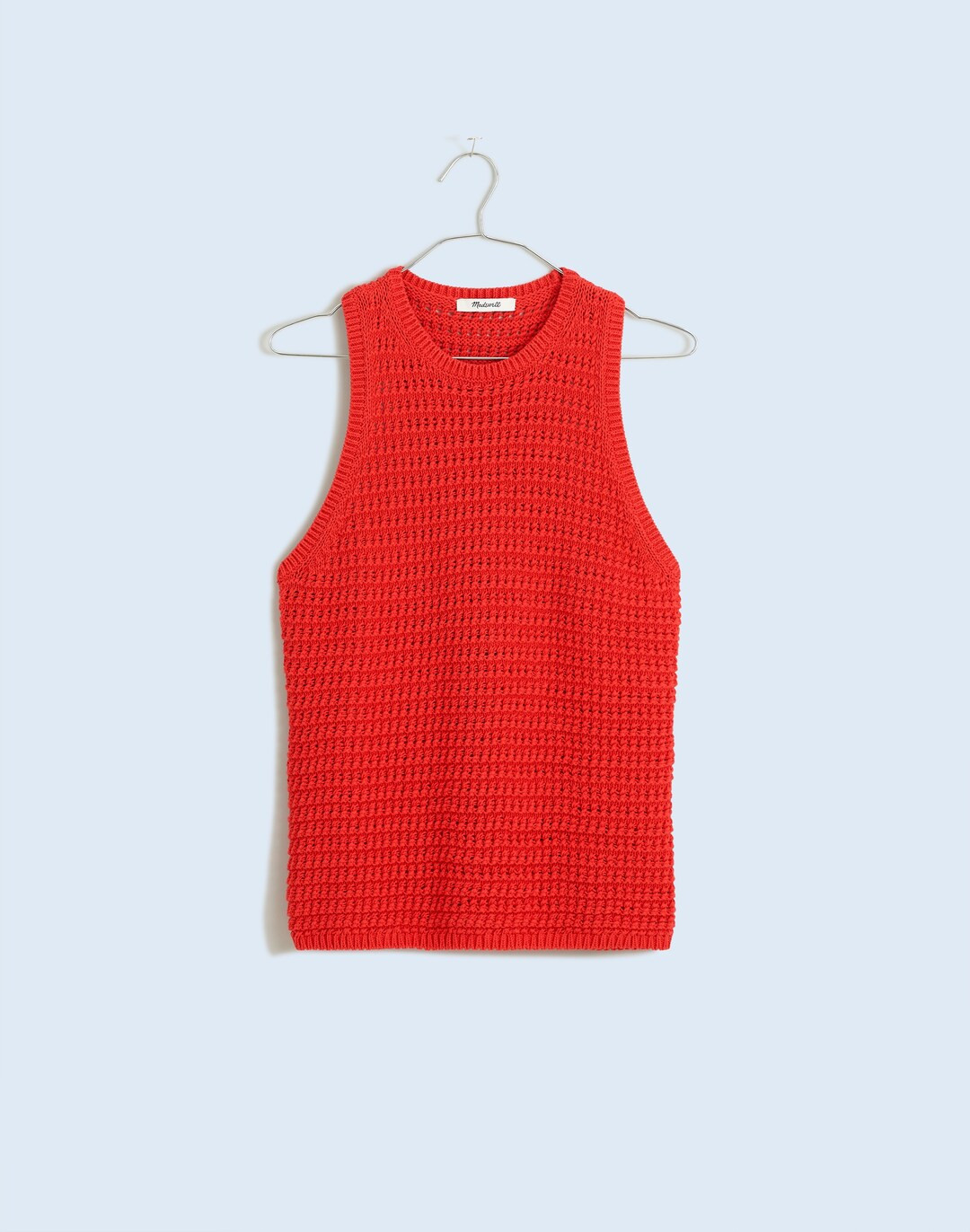 Crochet-Knit Crewneck Sweater Tank | Madewell