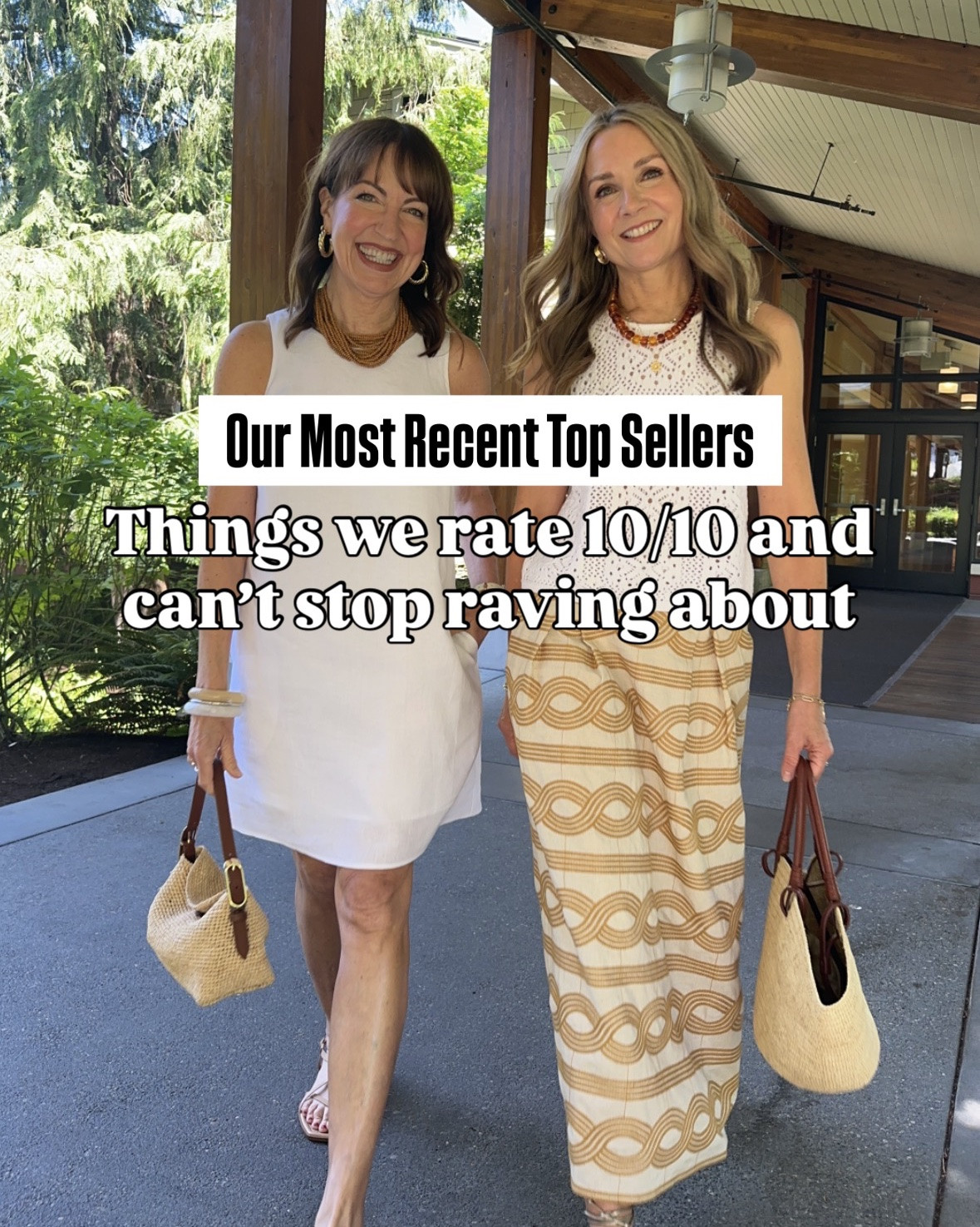 Everything you've been loving the most from the @nordstrom sale and our summer shares! Not surprisingly, they're our tried & true favorites too!

We're both 5'6" and wear size small in tops and 26/27 in jeans.

#LTKbeauty

#LTKSaleAlert #LTKOver40 #LTKootd