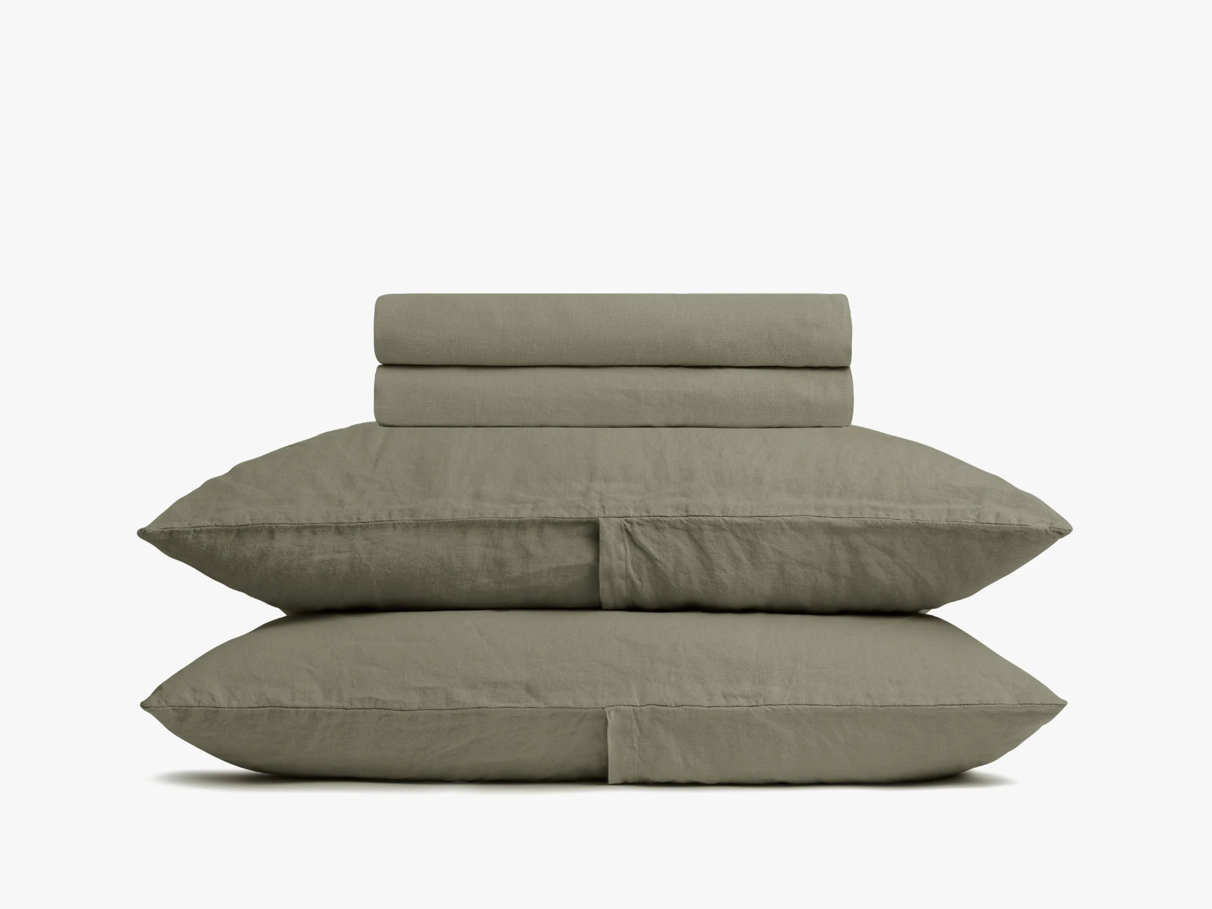 Linen Sheet Set - Moss F/Q | Parachute