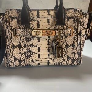 Coach Black/Cream Swagger 20 A mini bag- see photos for dimensions. * ships free | Poshmark
