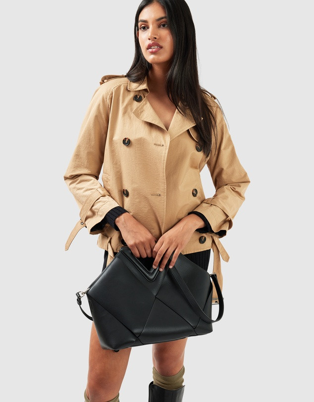 Cool Nights Cropped Trench Coat | THE ICONIC (AU & NZ)