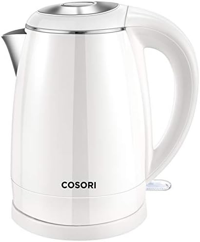 COSORI Electric Kettle, 1.8 Qt Tea Kettle, Double Wall 304 Stainless Steel BPA Free Hot Water Boiler | Amazon (US)