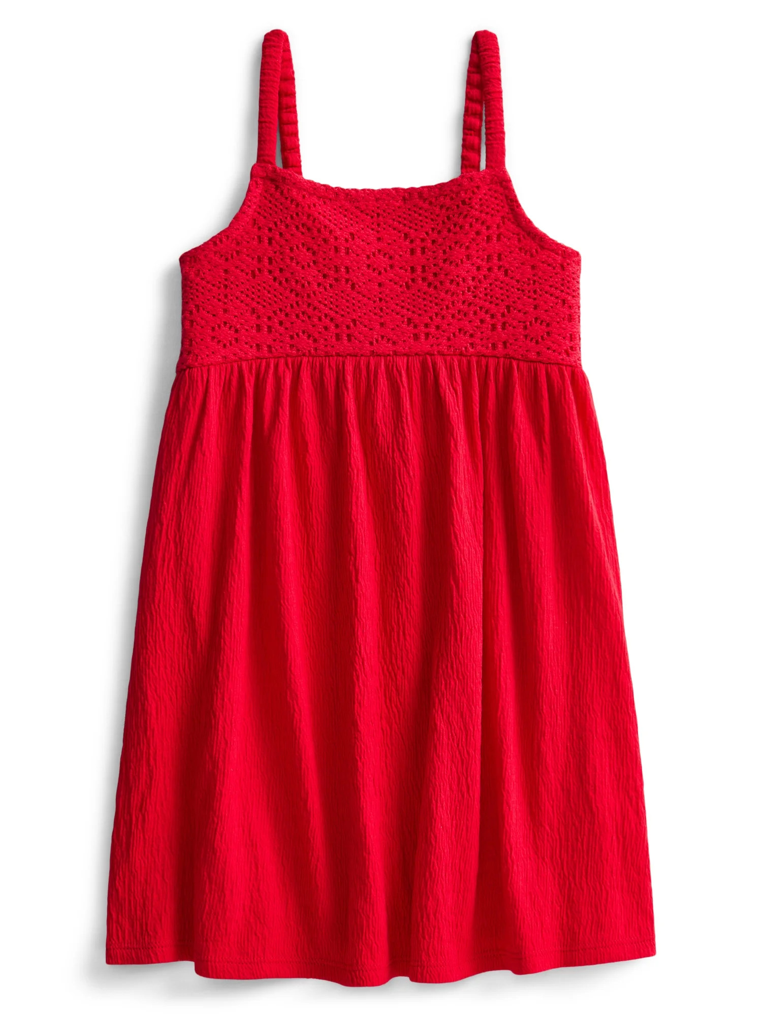 Wonder Nation Girls Crochet Dress, Sizes 4-18 & Plus | Walmart (US)