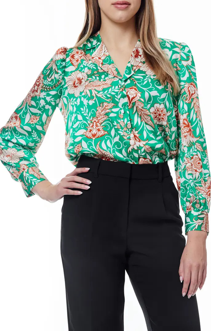 Matilda Floral Long Sleeve Button-Up Shirt | Nordstrom Rack