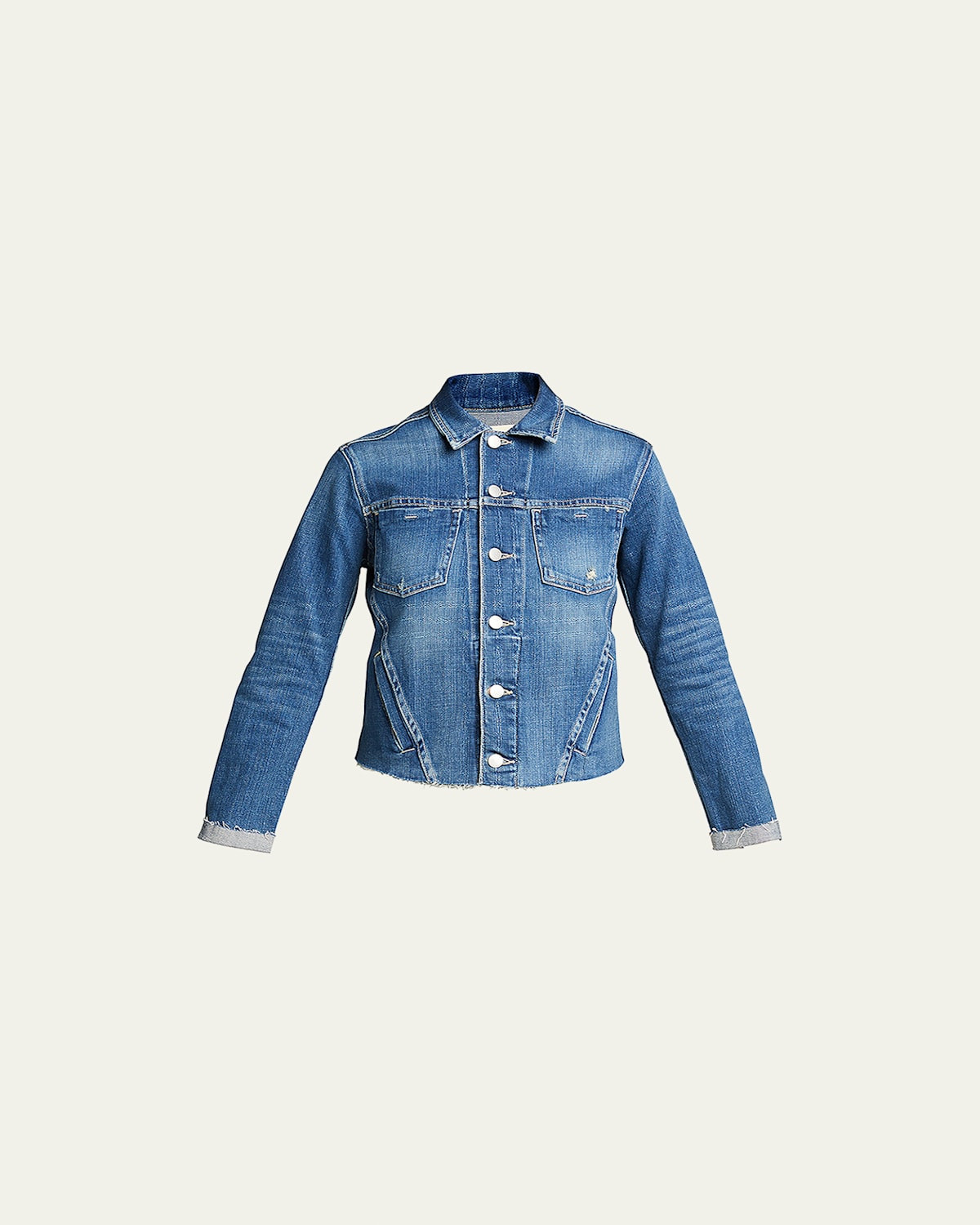 Janelle Slim Raw-Edge Jacket | Bergdorf Goodman