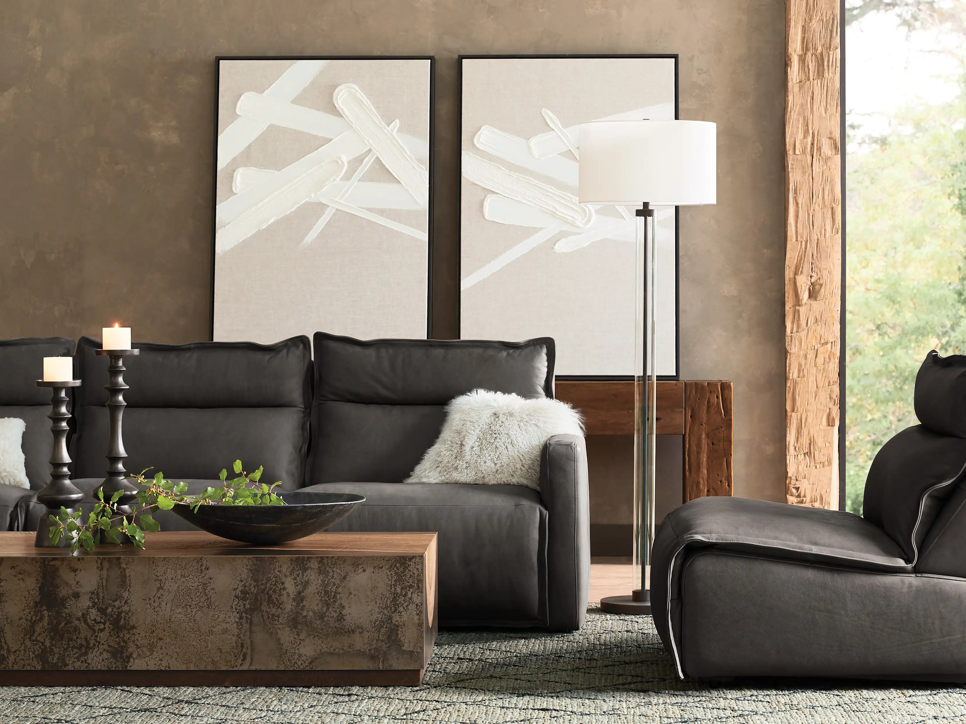 Format Framed Linen Painting II | Arhaus