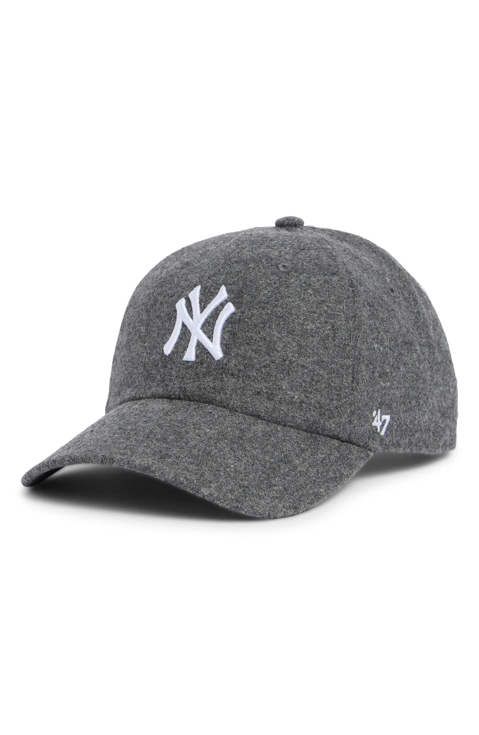 Yankees Serif Wool Baseball Cap | Nordstrom