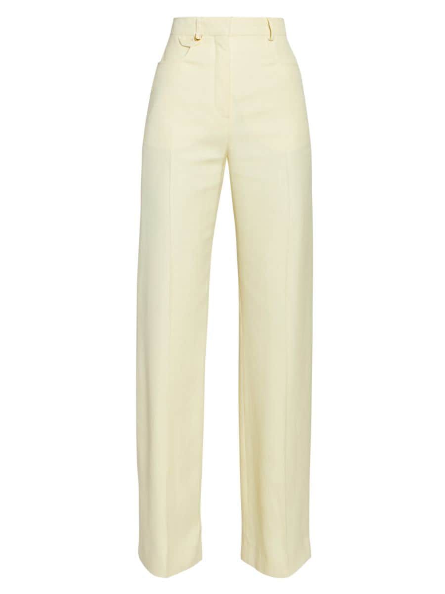 Sauge Cotton-Blend Trousers | Saks Fifth Avenue