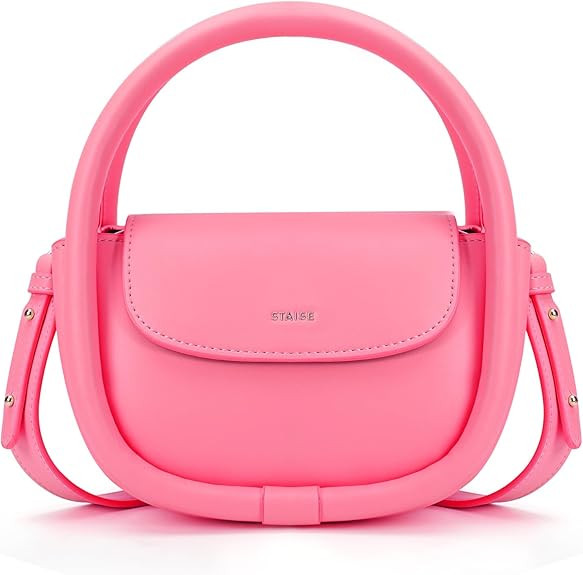 STAISE Designer Top Handle Shoulder Bags for Women, Trendy Mini Crossbody Purses, Women’s Leath... | Amazon (US)